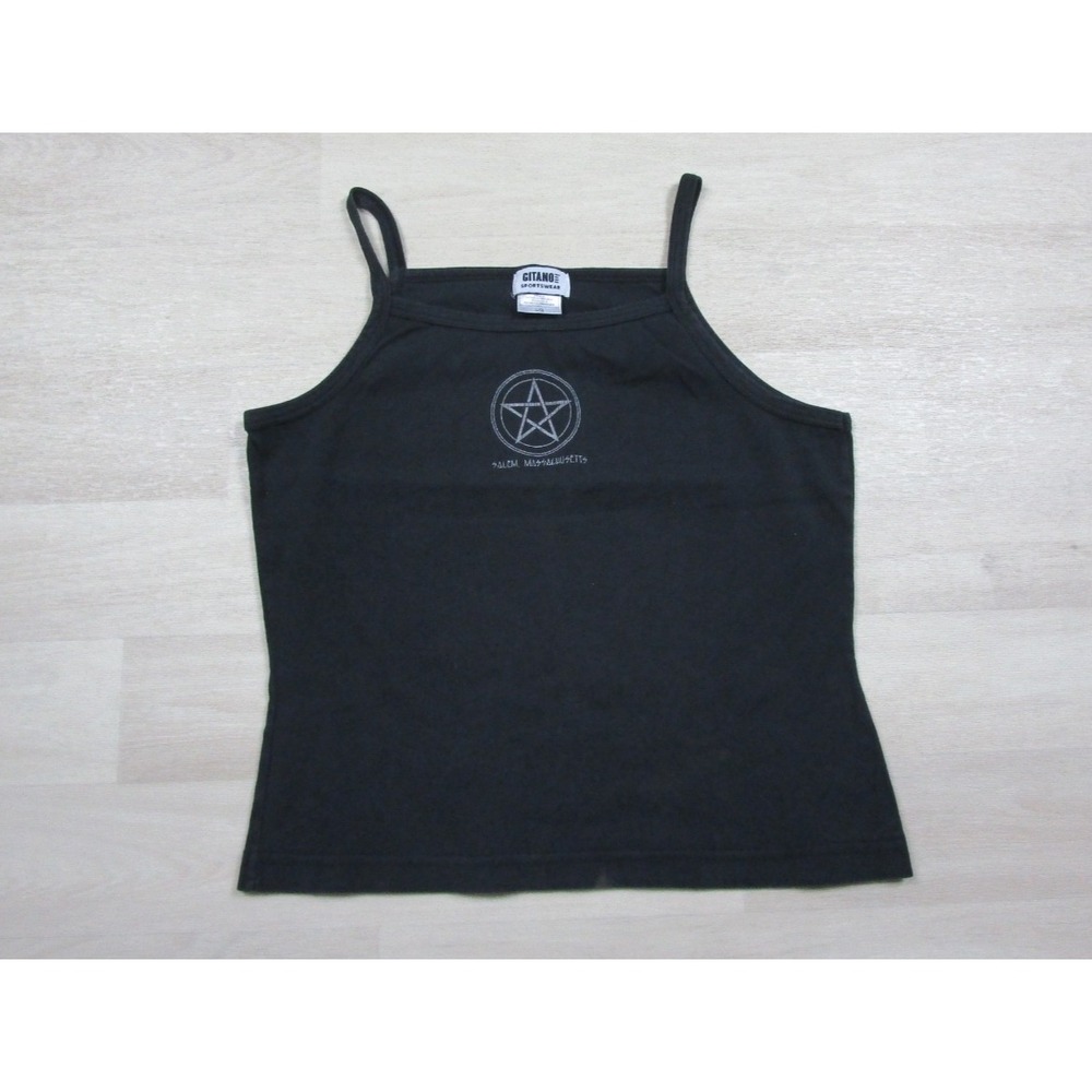 Vintage 90s Gitano Salem Massachusetts Tank Top Women's (L) Witch Halloween